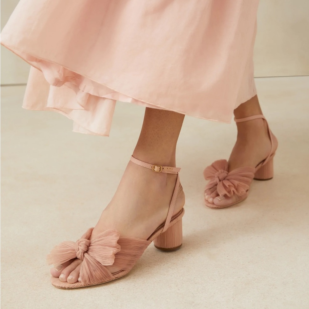 Dahlia Beauty Pleated Bow Heel size 6 Loeffler Randall